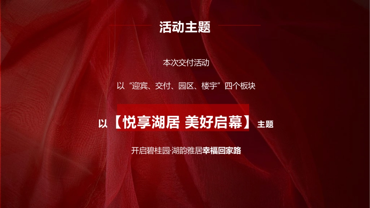 房地产交房交付“悦享湖居 美好启幕”主题活动策划方案_第3页