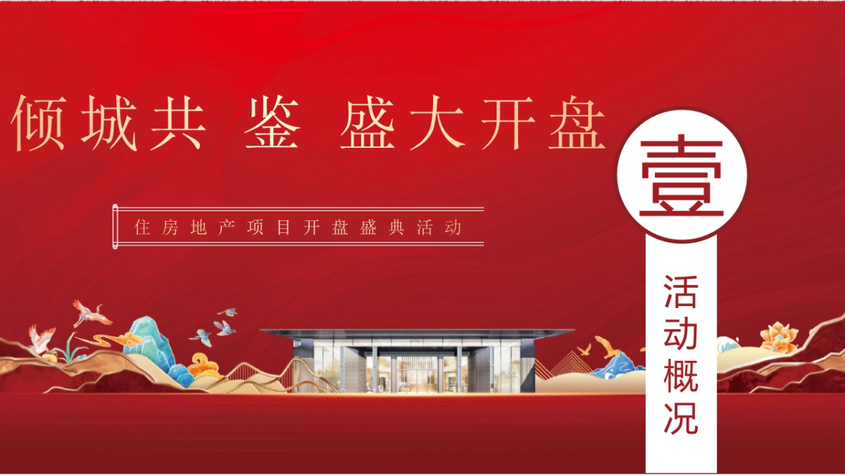 某地产项目倾城共鉴 盛大开盘活动策划方案-53P_第3页