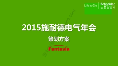 2015施耐德电气年会策划方案-94P