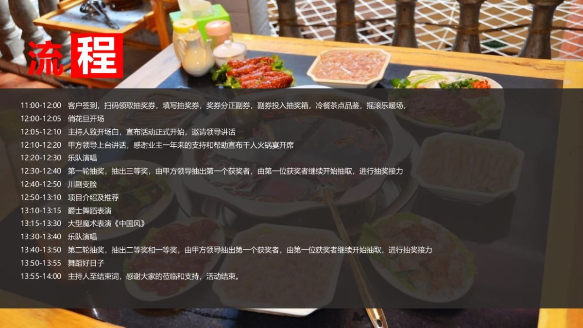 2017炜岸城年终回馈千人火锅宴活动策划案_第3页