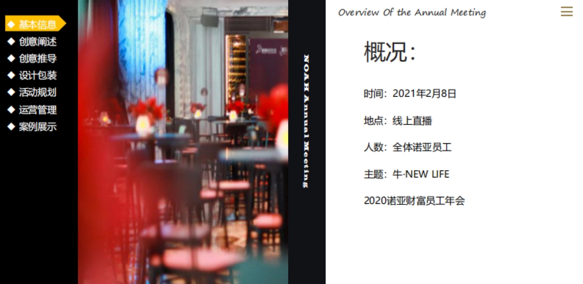 2021诺亚财富内部员工年会活动策划方案_第2页