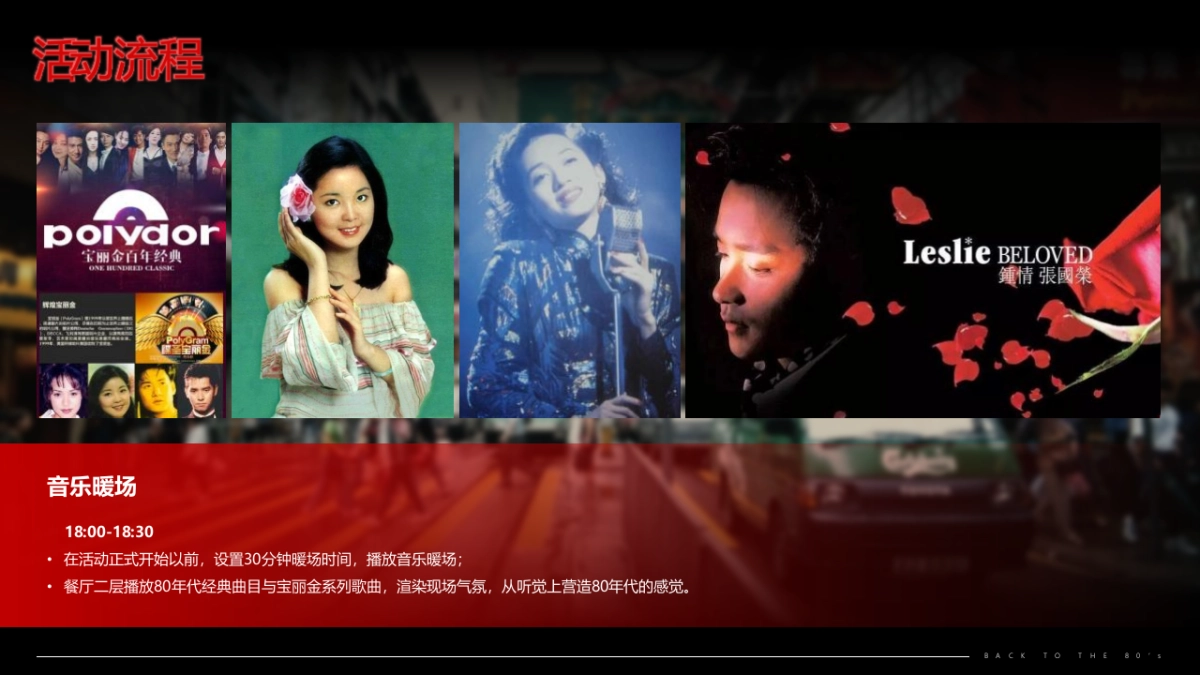 2023企业80年代怀旧主题年会“难忘今宵”主题活动策划方案_第8页