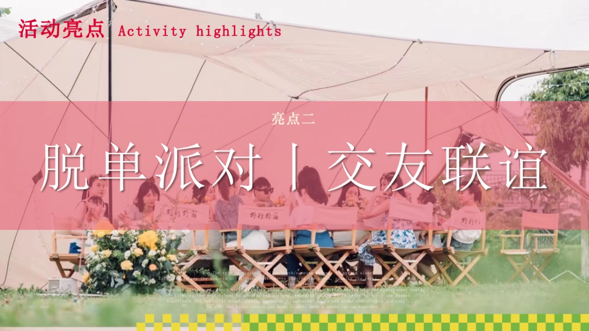 2023营地园区景区七夕露营联谊脱单派对活动策划方案_第5页