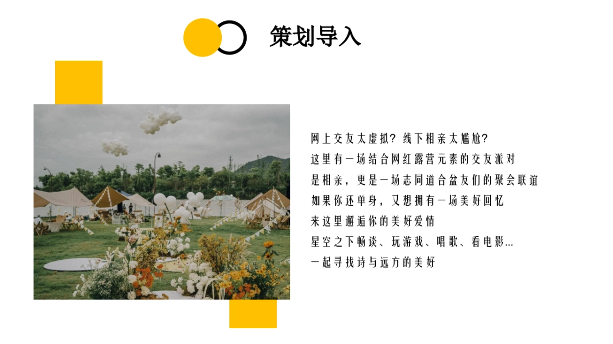 春日露营相亲联谊派对“趣露营·趣约会”主题活动策划方案_第3页
