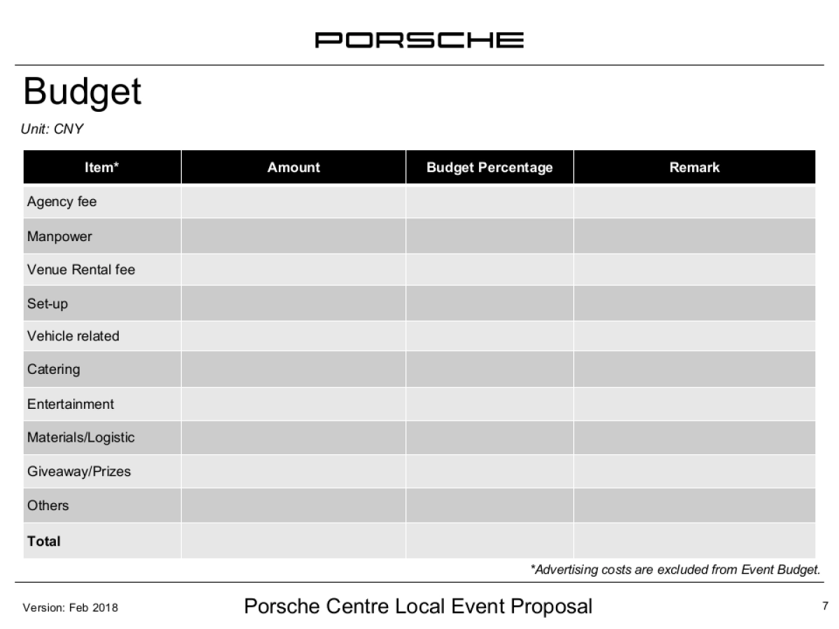 东莞南城保时捷中心全新卡宴开放日活动策划案_第7页