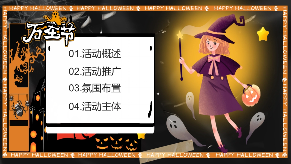 万圣节露营派对（奇妙捣蛋露营夜主题）活动策划方案-53P_第2页