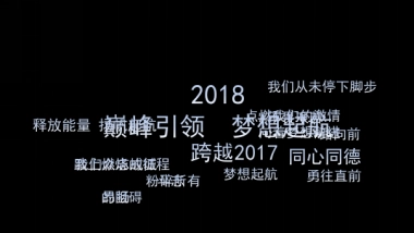 震撼金色粒子光效年会誓师大会片头PPT模板