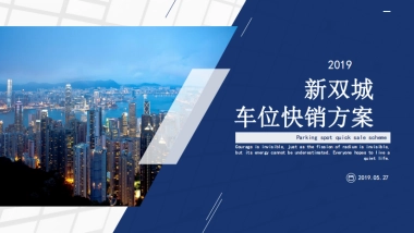 2019新双城车位去库存方案