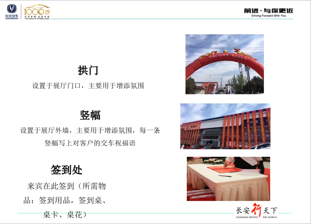 顺鑫隆长安CS95大型交车仪式策划案_第6页