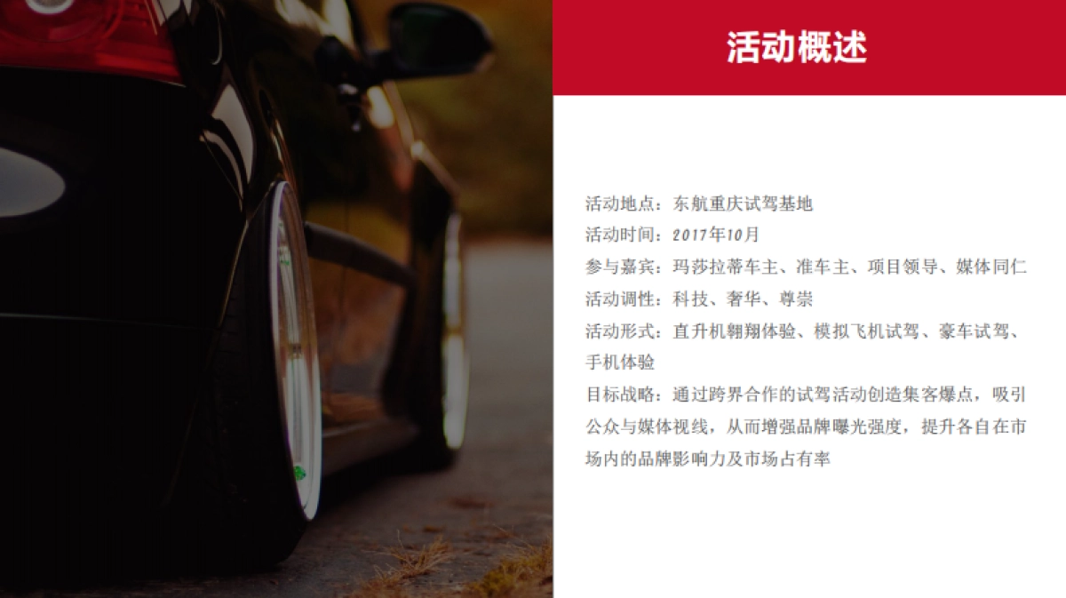 华为&玛莎拉蒂&大渝网试驾活动案_第10页