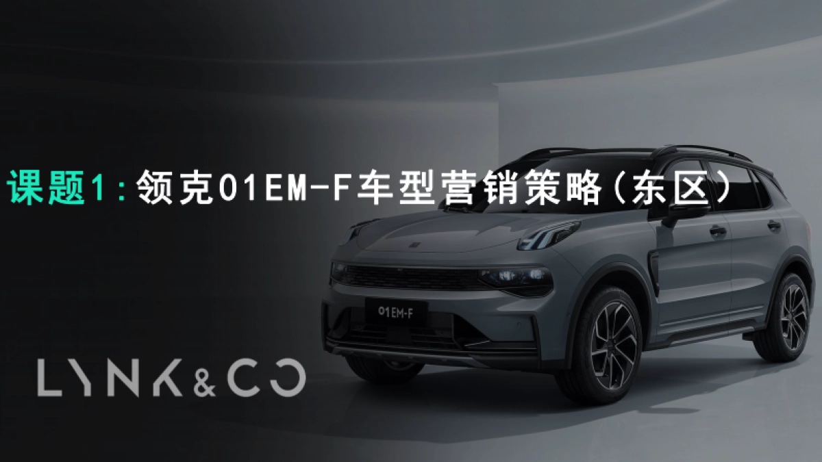 领克01 EM-F 车型营销策略(东区)_第1页