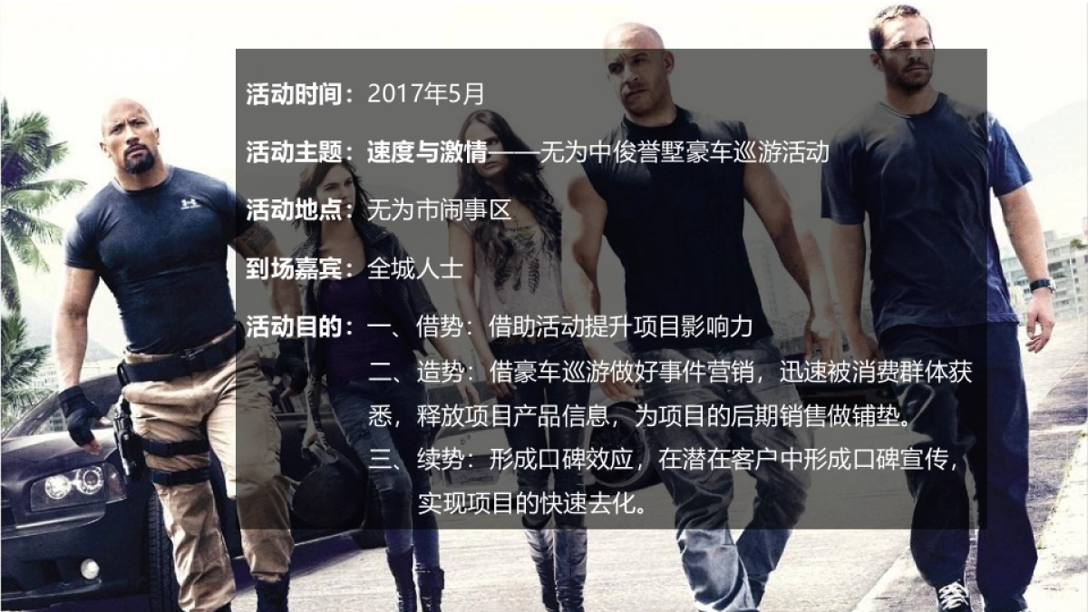 无为中俊誉墅豪车巡游策划案_第3页