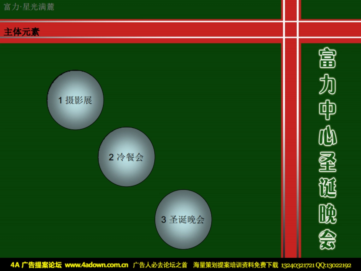 2010富力中心圣诞晚会—暨业主答谢与新VI发布会-27p_第4页