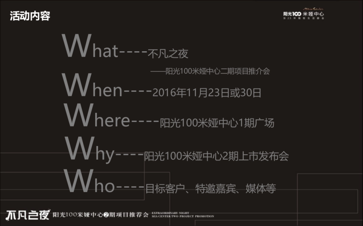 2017阳光100米娅中心2期产品发布会策划案_第3页