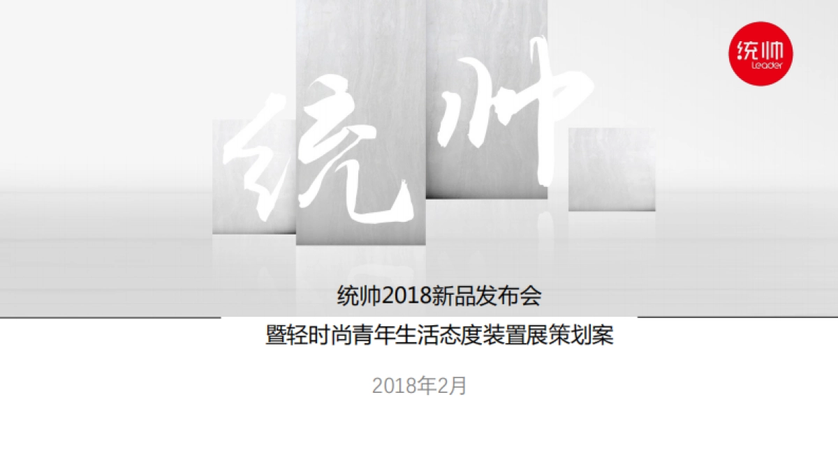 2018统帅新品发布会暨轻时尚青年生活态度装置展策划案_第1页