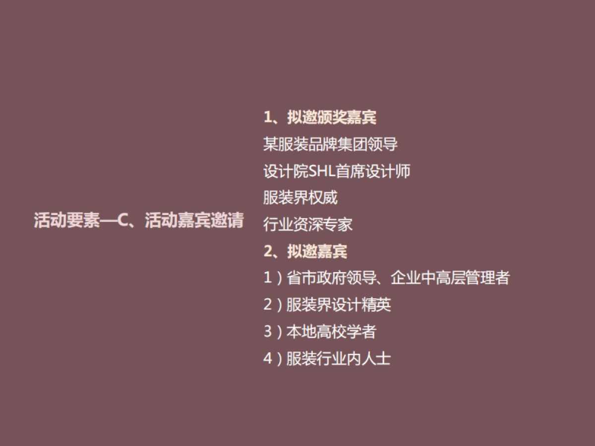 2019品牌服饰新品发布会活动策划方案_第5页