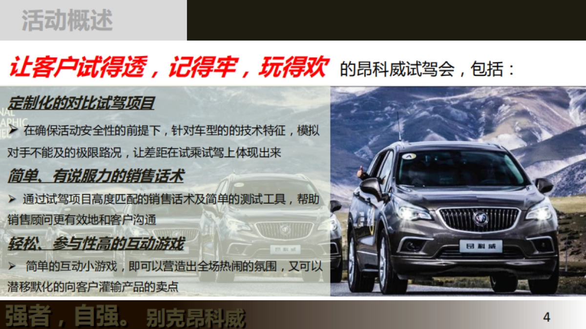 别克昂科威上市试驾会指导手册_第4页