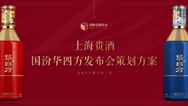 2023上海贵酒国汾华四方白酒发布会策划方案