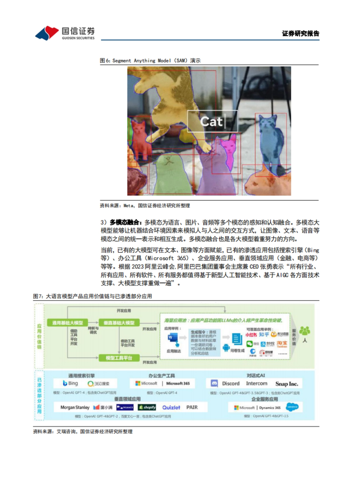 AI大模型,ChatGPT取得突破性进展,国内大模型争相发布-国信证券_第8页