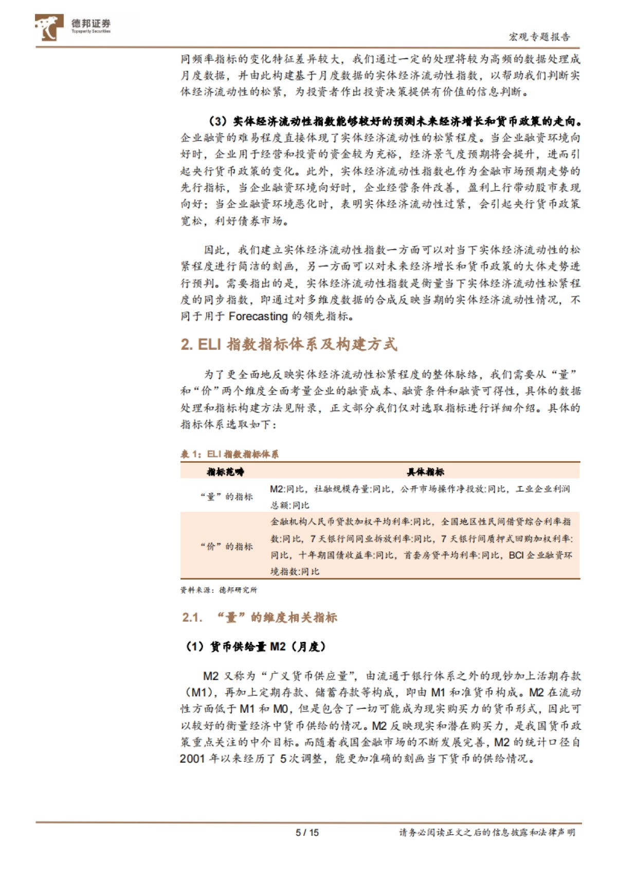 德邦ELI指数发布：用一个指标衡量实体流动性_第5页