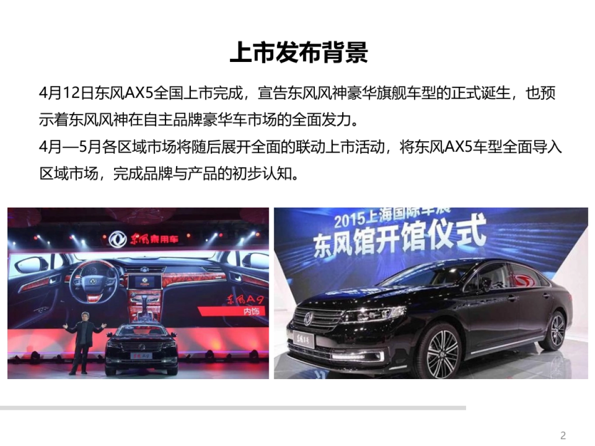 东风风神安徽区域上市活动策划方案_第2页