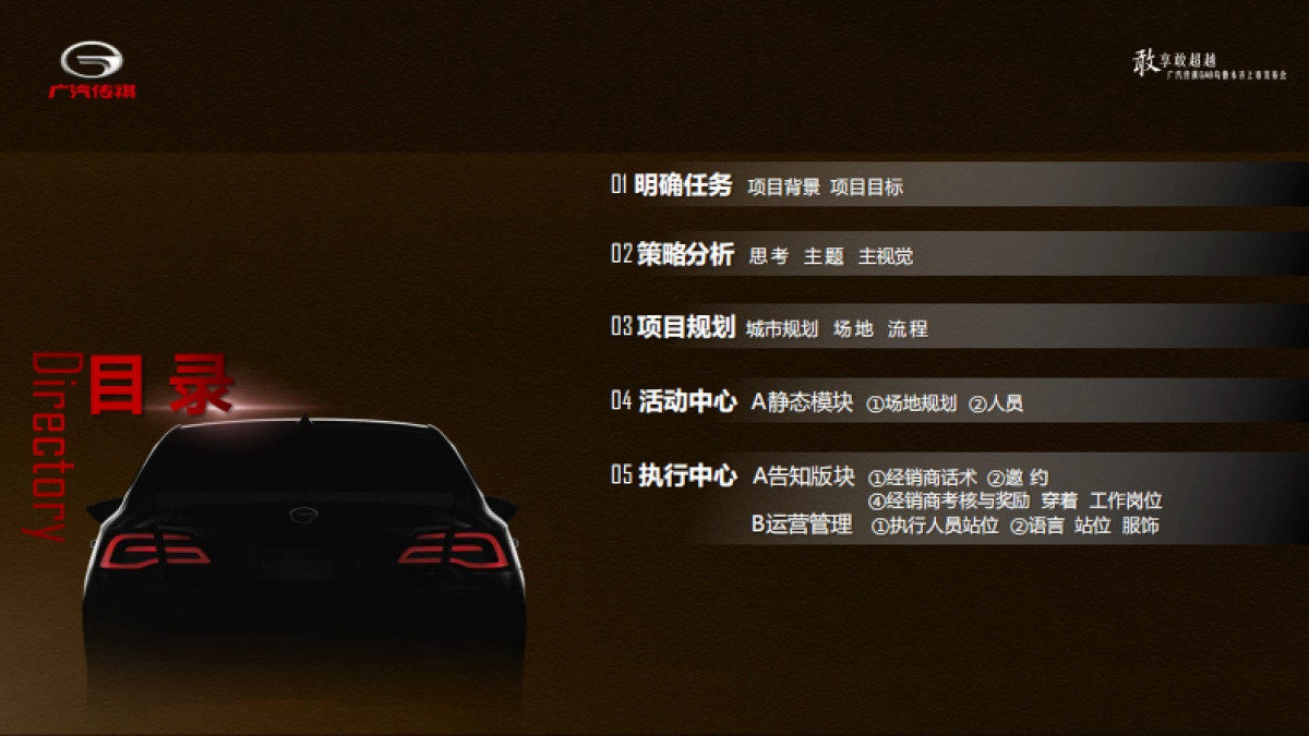 敢享敢超越——广汽传祺GA8乌鲁木齐上市发布会_第3页