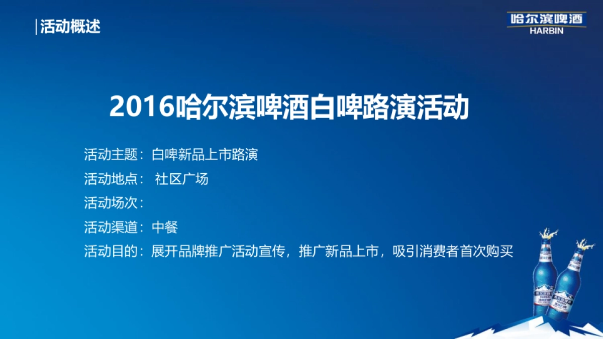 哈尔滨白啤路演方案_第4页