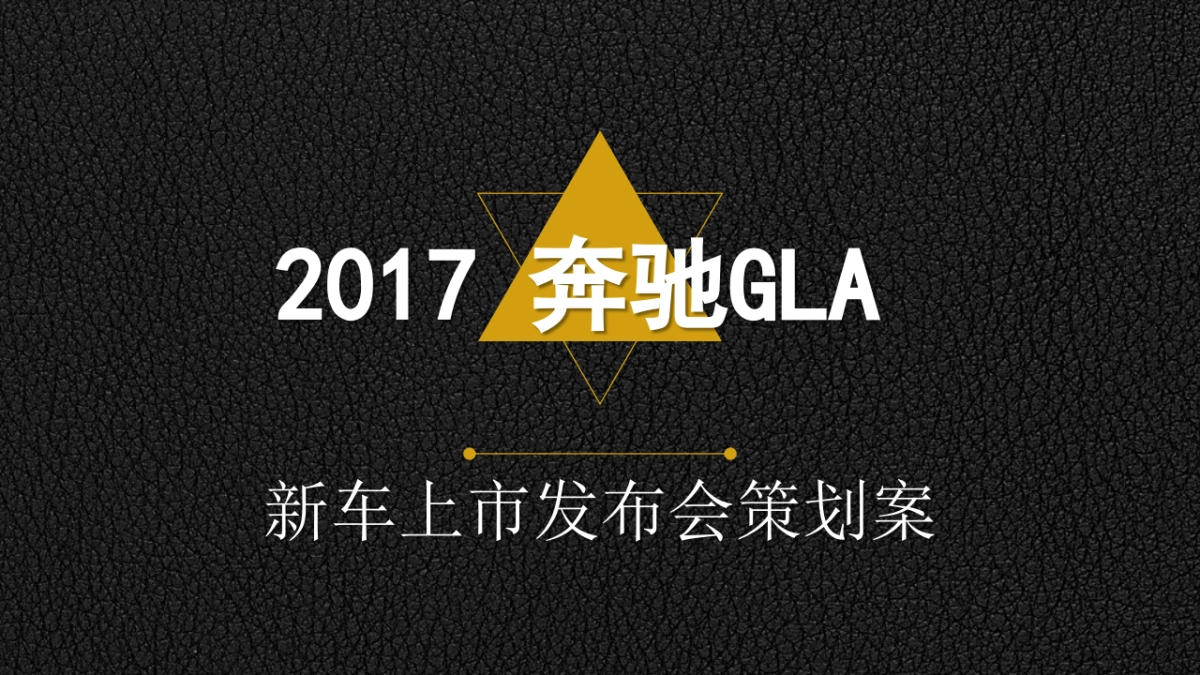 梅赛德斯奔驰GLA上市发布会策划案_第1页