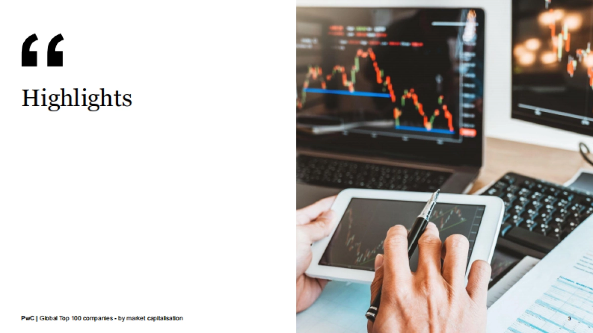 普华永道：2023全球市值100强上市公司排行榜（英文版）_第3页