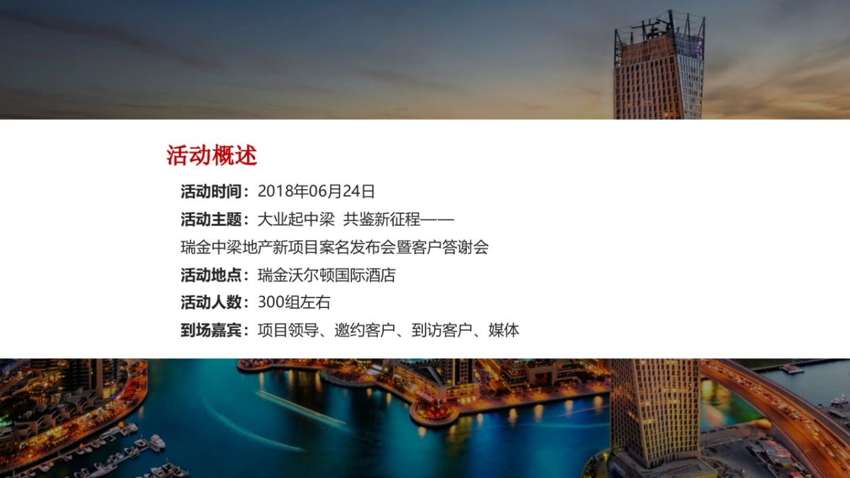 瑞金中梁地产新项目案名发布会暨客户答谢会策划案_第2页
