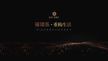 世贸璀璨系产品发布会讲解PPT-55P