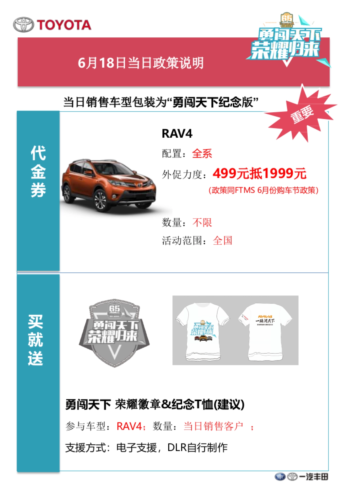 丰田4S店618RAV4品质狂欢节店头活动手册_第3页