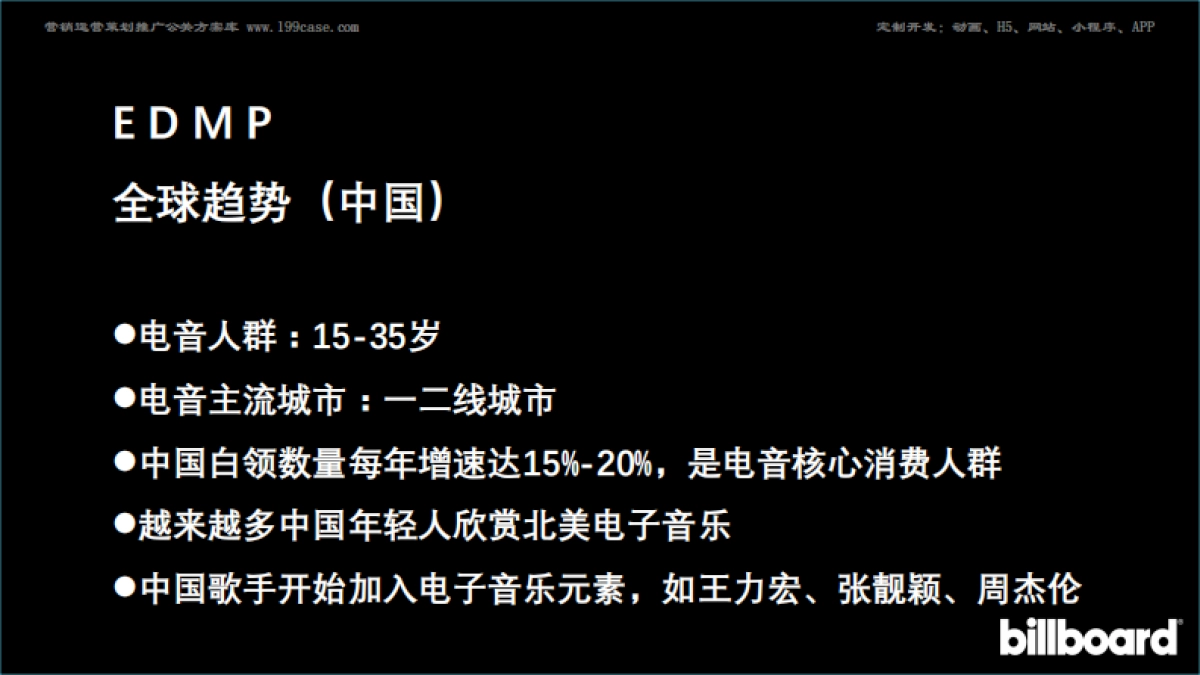 节日-线下-派对-2017billboard室内电音派对巡演及音乐节活动方案 _第5页