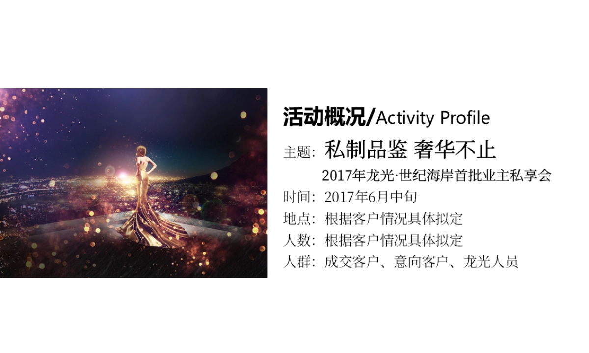 2017龙光世纪海岸首批业主私享会思路案_第3页