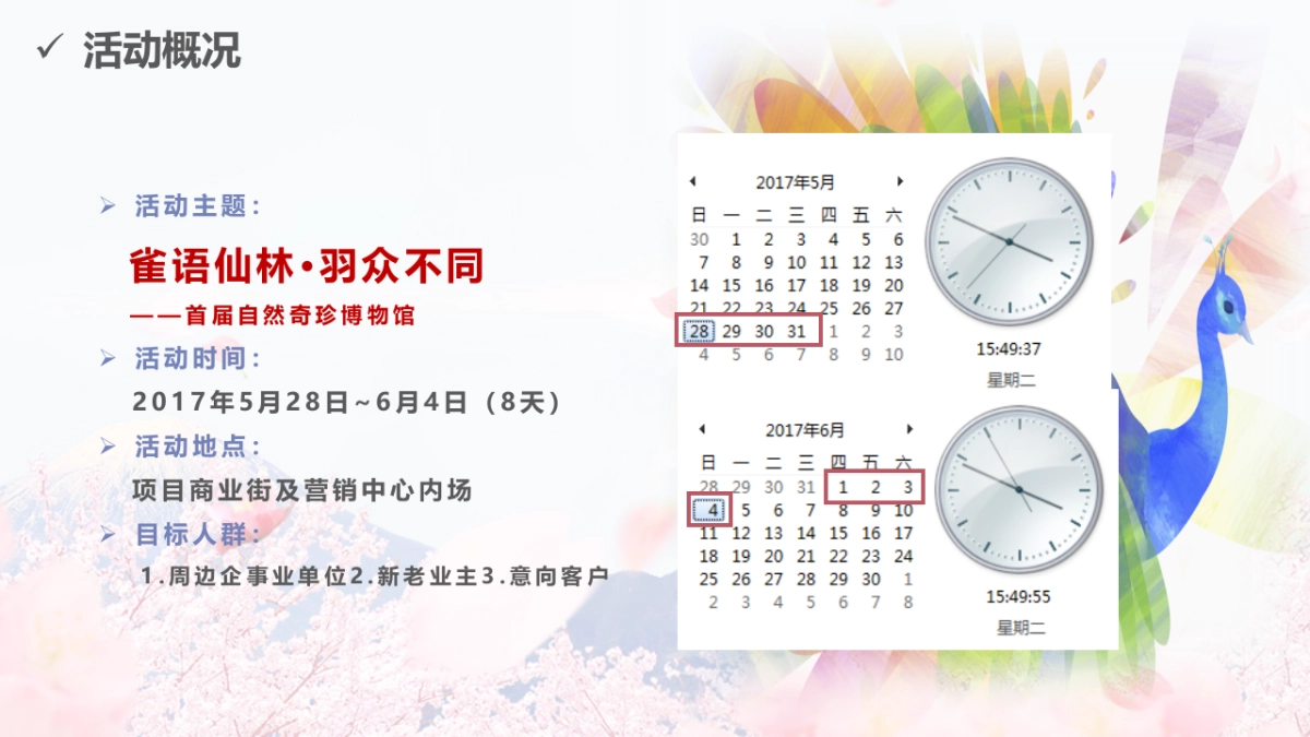 2017春季孔雀百鸟展策划案_第9页