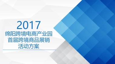 2017跨境电商产业园商品展销活动方案