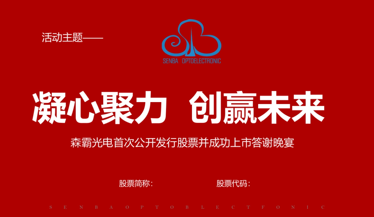 2017森霸光电上市答谢晚宴策划案_第5页