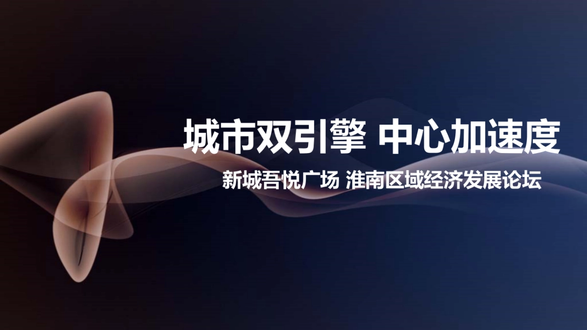 2017新城吾悦广场淮南区域经济发展论坛策划案_第1页