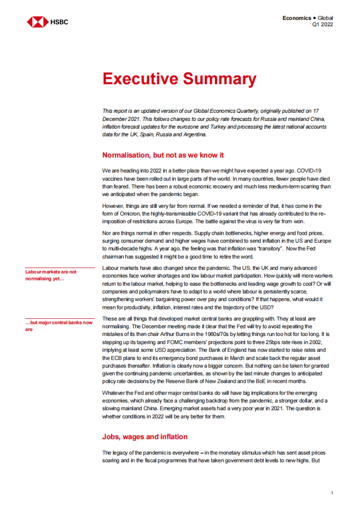 2022Q1全球宏观经济展望：正常化，但并非如我们所知（英）-HSBC-126页_第2页
