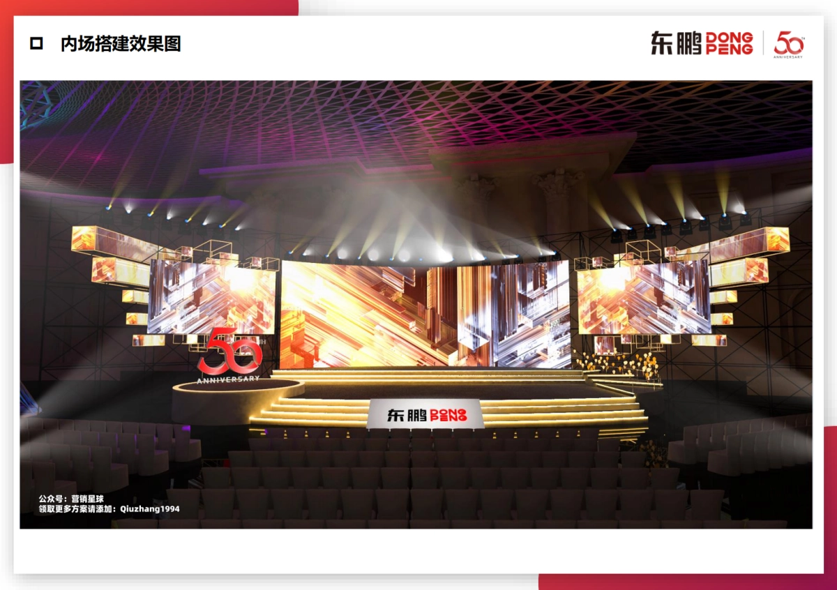 2022东鹏五十周年庆典晚会搭建方案【内场&外场&序厅&导视】_第8页