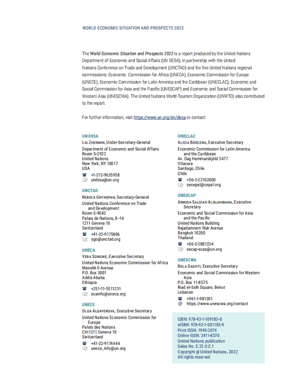 2022年世界经济形势与展望：世界经济面临巨大阻力（英）-联合国-231页_第3页