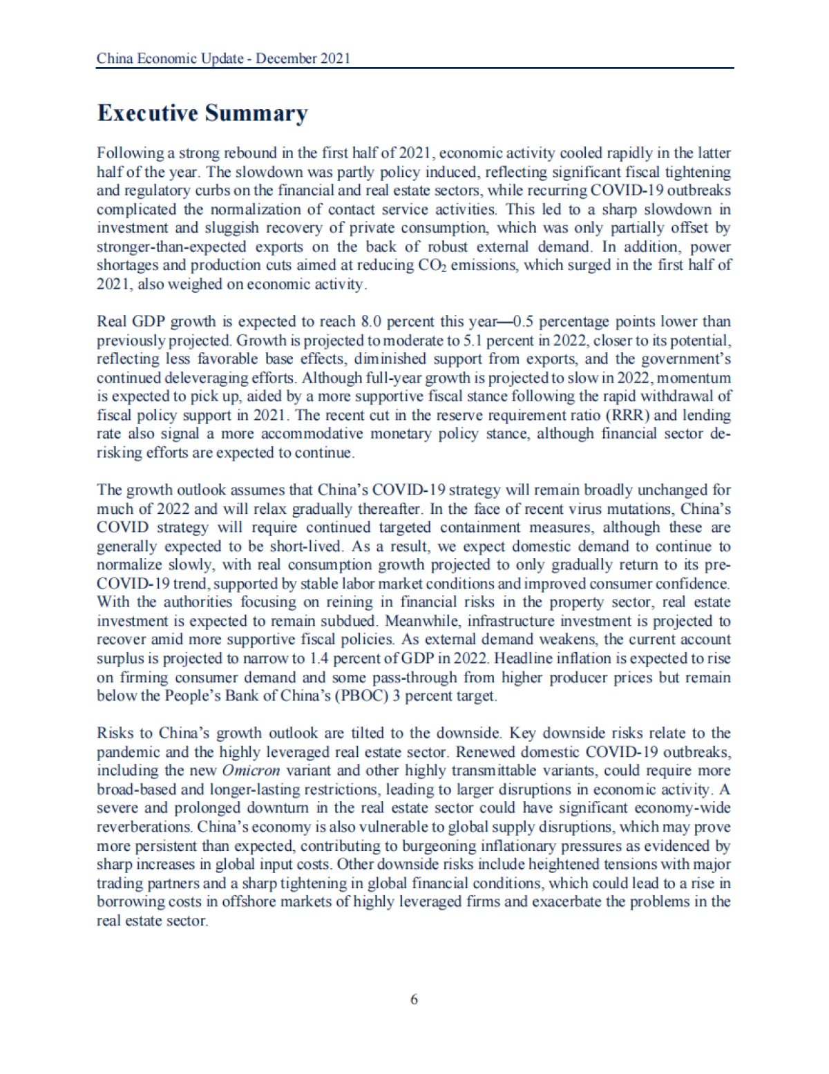 2022年中国宏观经济展望（英）-世界银行-68页_第8页