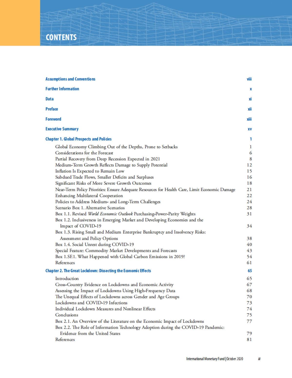 IMF:世界经济展望:漫长而艰难的上升(2020年10月)-203页_第4页
