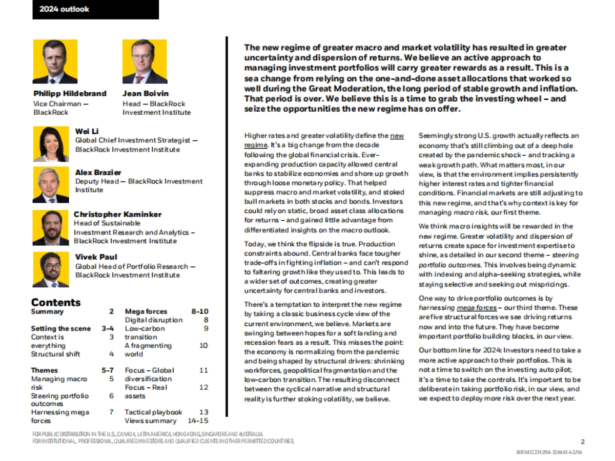 贝莱德-2024全球展望（英）_第2页