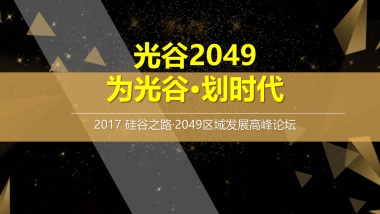 硅谷之路2049区域发展高峰论坛方案