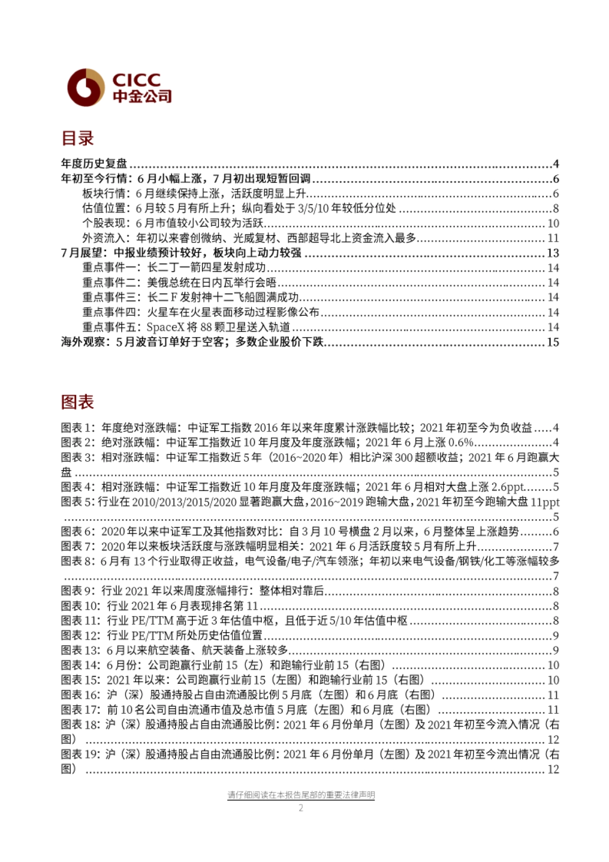 航空航天科技7月展望：进入中报季，产业链中游景气度高-中金公司-20页_第2页