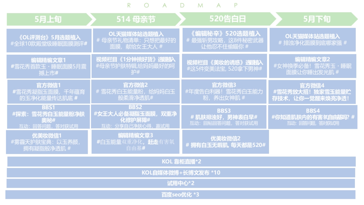 雪花秀凝脂玉面膜整合营销方案_第3页