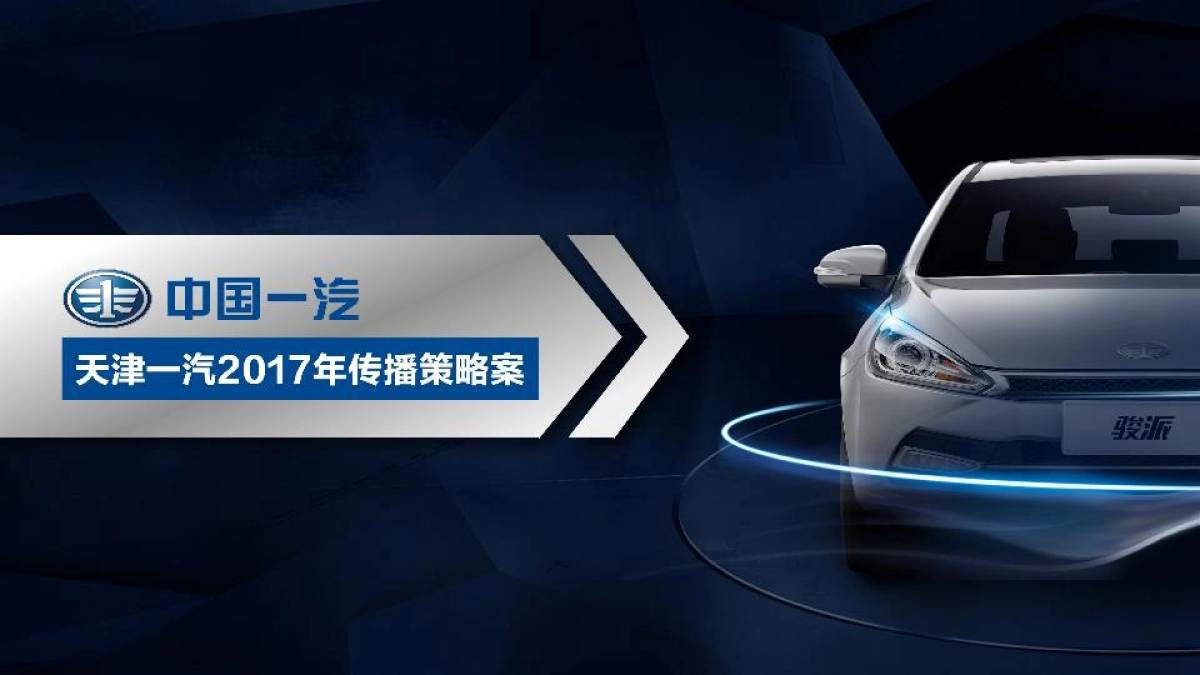 汽车品牌天津一汽传播策略案-汽车数字整合营销方案 _第1页