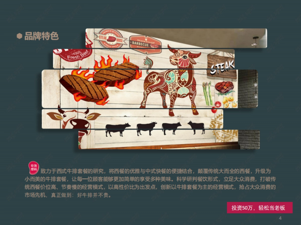 吃货密码牛排工厂店品牌介绍_第4页