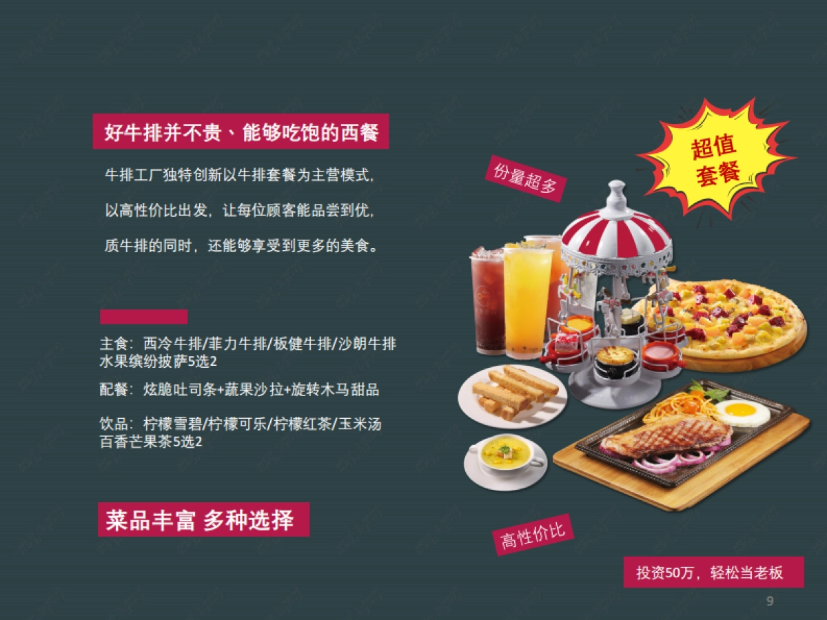 吃货密码牛排工厂店品牌介绍_第9页